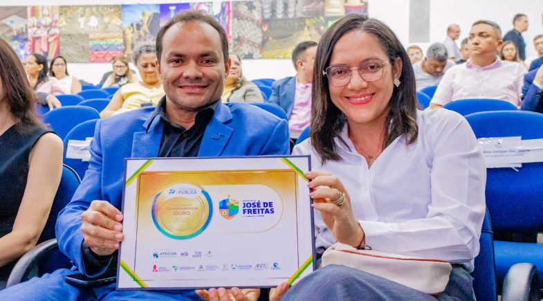 José de Freitas recebe Selo Ouro e é reconhecida pelo TCE como uma das prefeituras mais transparentes do Piauí