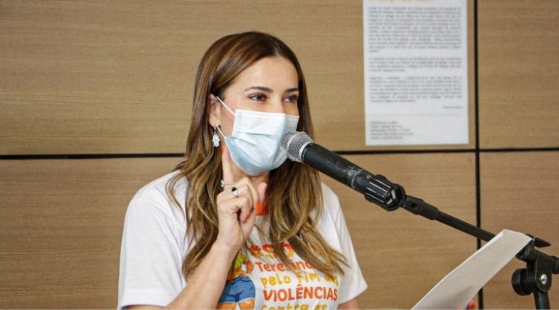 Karla Berger enquanto secretária de mulheres - Foto: Redes Sociais/Reprodução