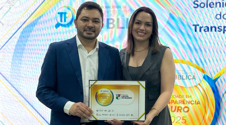 Lagoa do Barro conquista Selo Ouro de Transparência Pública pelo segundo ano consecutivo