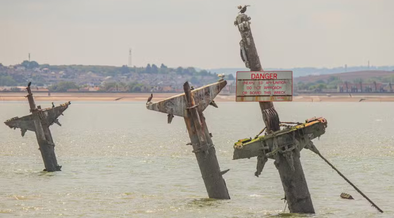 Como naufrágio da 2ª Guerra Mundial ameaça segurança na Inglaterra