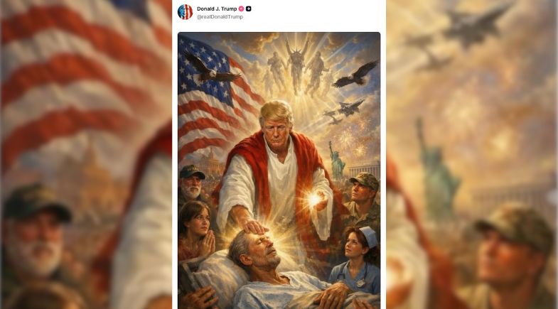 Imagem compartilhada pelo presidnete Donald Trump - Foto: Reprodução/Redes sociais