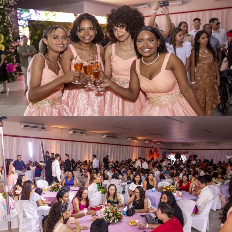 Projeto Sonho de Menina celebra 15 anos de debutantes em Parnaíba - Divulgação/ASCOMProjeto Sonho de Menina celebra 15 anos de debutantes em Parnaíba - Divulgação/ASCOM