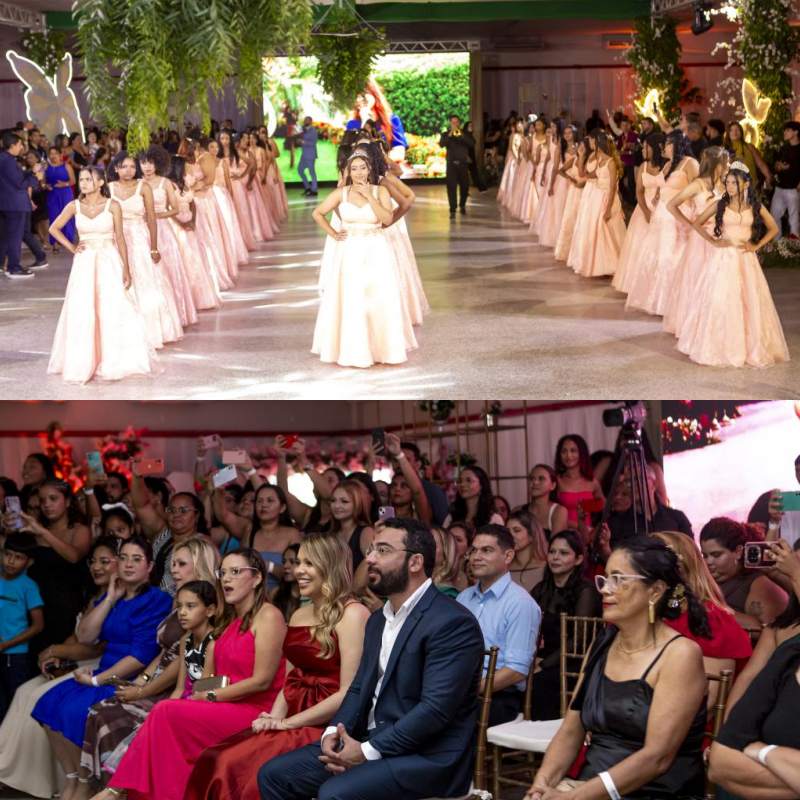 Projeto Sonho de Menina celebra 15 anos de debutantes em Parnaíba - Divulgação/ASCOM