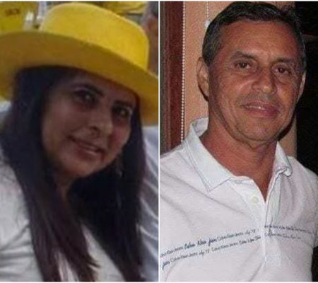 Celma Menezes Mendes Carvalho e Marcos Vinicius Santos de Carvalho | FOTO: Reprodução