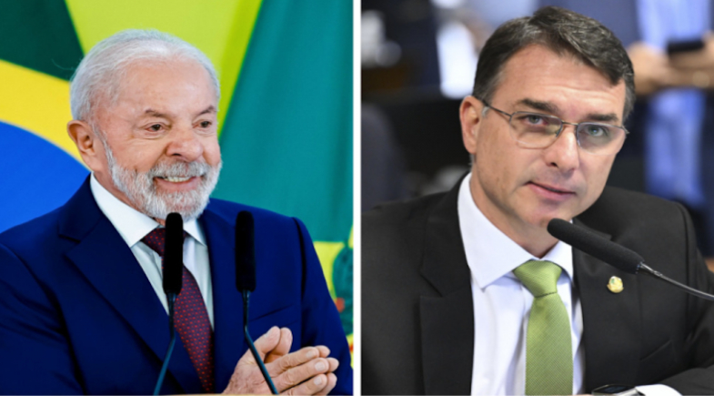 Pesquisa Genial/Quaest: Lula lidera, Flávio empata no 2º turno | Divulgação/PR e Agência Senado