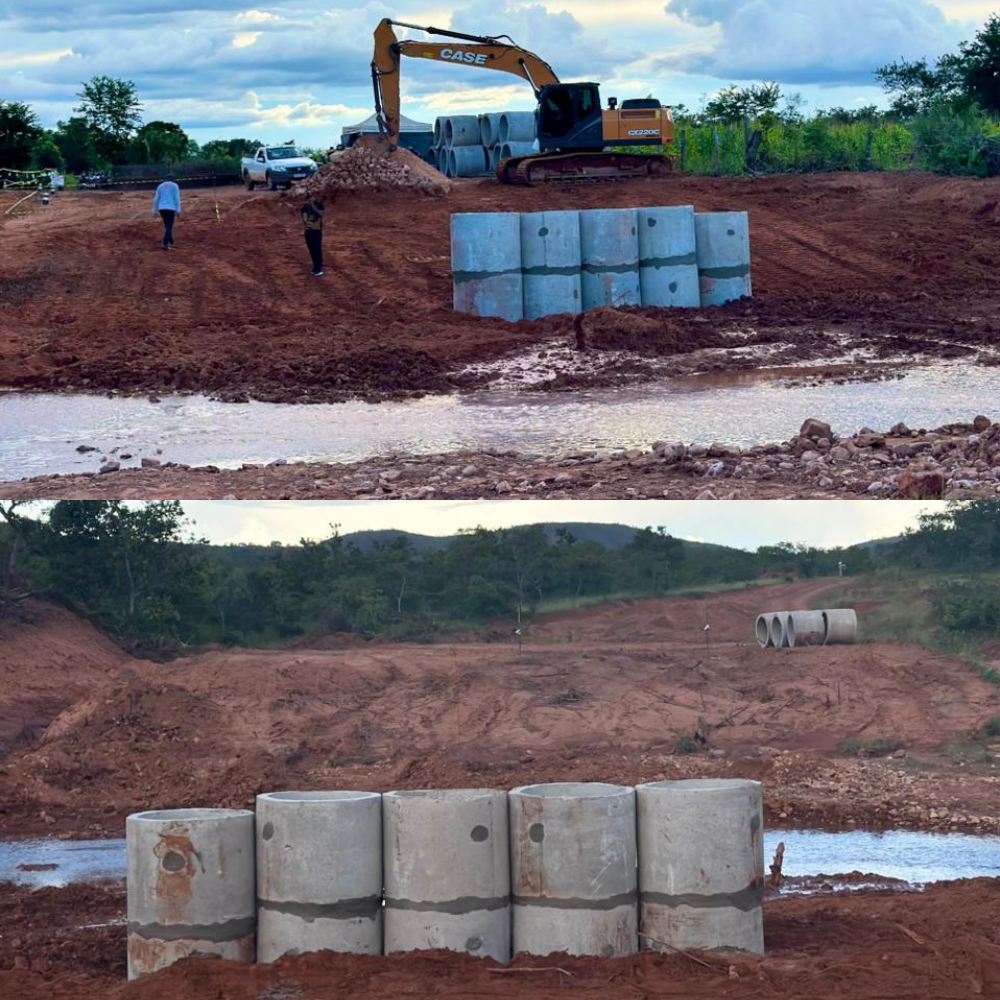 Construção de segunda ponte sobre o Riacho do Pico avança em São Gonçalo do Gurguéia - Imagem 1