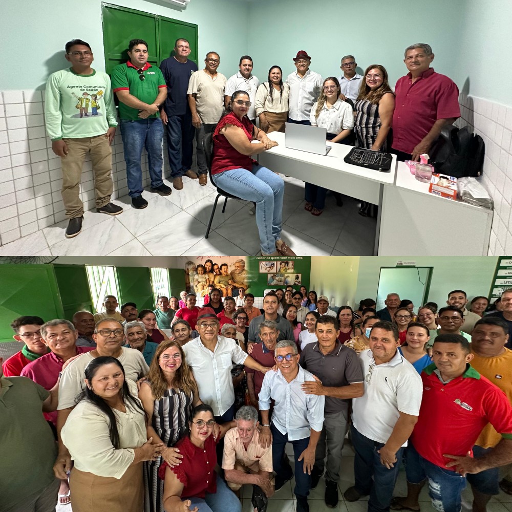 Prefeito Abdoral Melo reinaugura UBS do Marruazinho após ampla reforma em São João do Arraial | Divulgação/Ascom