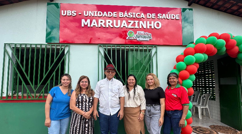 Prefeito Abdoral Melo reinaugura UBS do Marruazinho após ampla reforma em São João do Arraial
