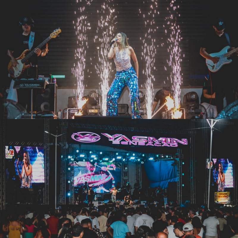 Yasmin Sensação anima público durante celebração dos 62 anos de Hugo Napoleão - Imagem 5