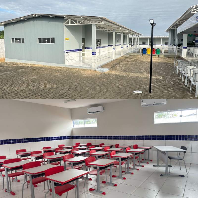 Prefeitura de União inaugura escola com capacidade para até 350 alunos por turno - Divulgação/ASCOM