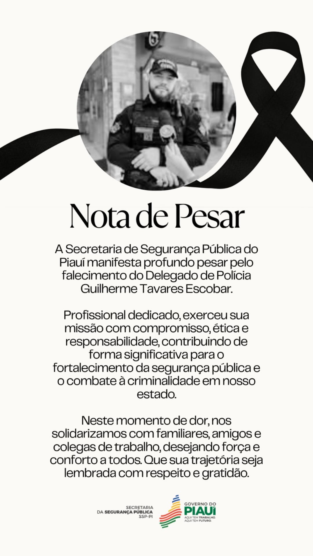 Delegado Escobar, da Polícia Civil do Piauí, é encontrado morto em residência em Oeiras - Imagem 1