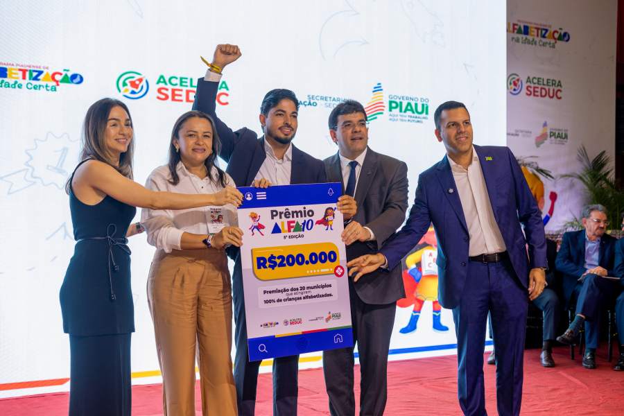 Cristino Castro se destaca no Prêmio Alfa-10 e alcança 100% de alfabetização na idade certa - Divulgação/ASCOM