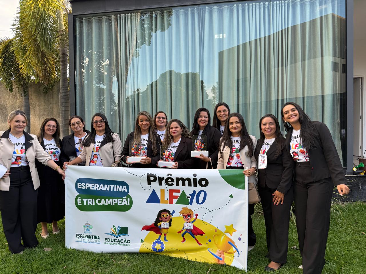 Esperantina consolida liderança na educação e conquista tricampeonato do Prêmio Alfa-10 - Divulgação/ASCOMEsperantina consolida liderança na educação e conquista tricampeonato do Prêmio Alfa-10 - Divulgação/ASCOM