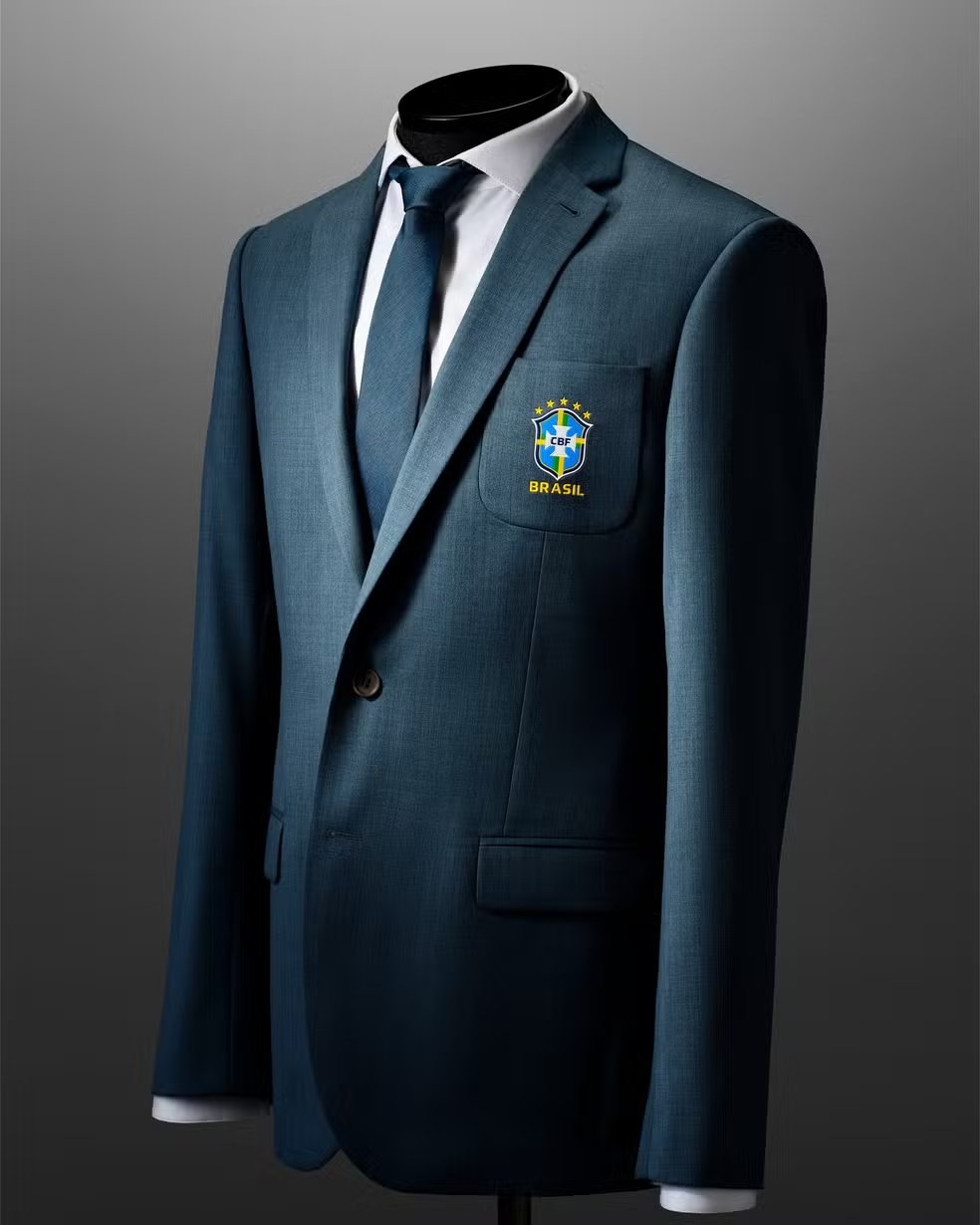 Traje que será utilizado pela comissão técnica da Seleção na viagem para a Copa do Mundo - Foto: Divulgação / Ricardo Almeida 