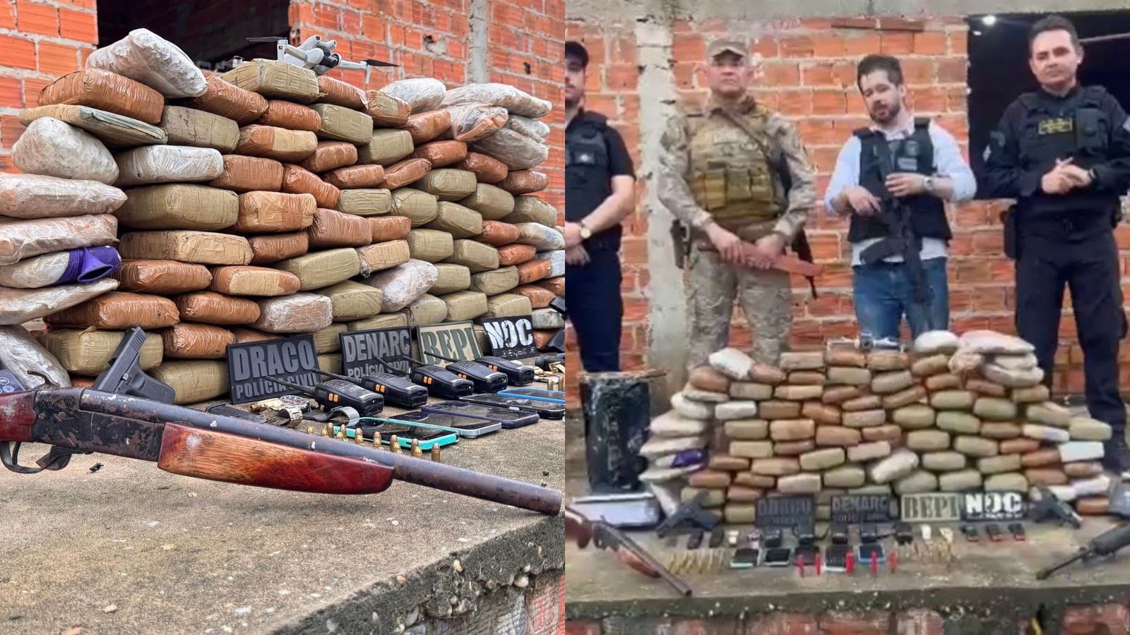 Foto: Divulgação/SSP-PI - A ação contou com o apoio do Draco, BEPI E BOPAER