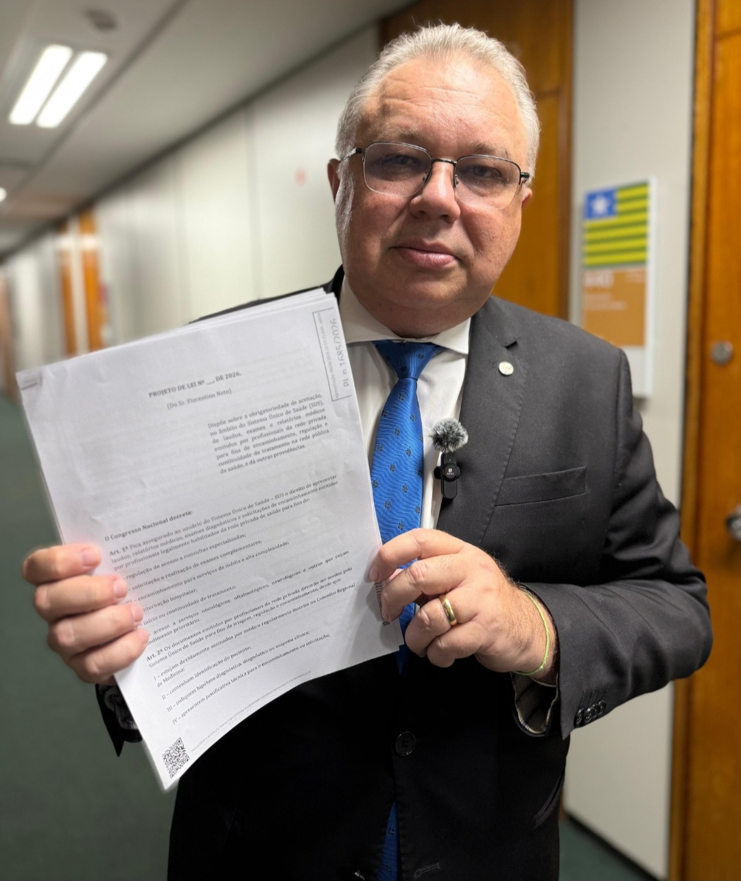 Deputado federal Florentino Neto mostra projeto que integra redes privada e pública para reduzir filas no SUA