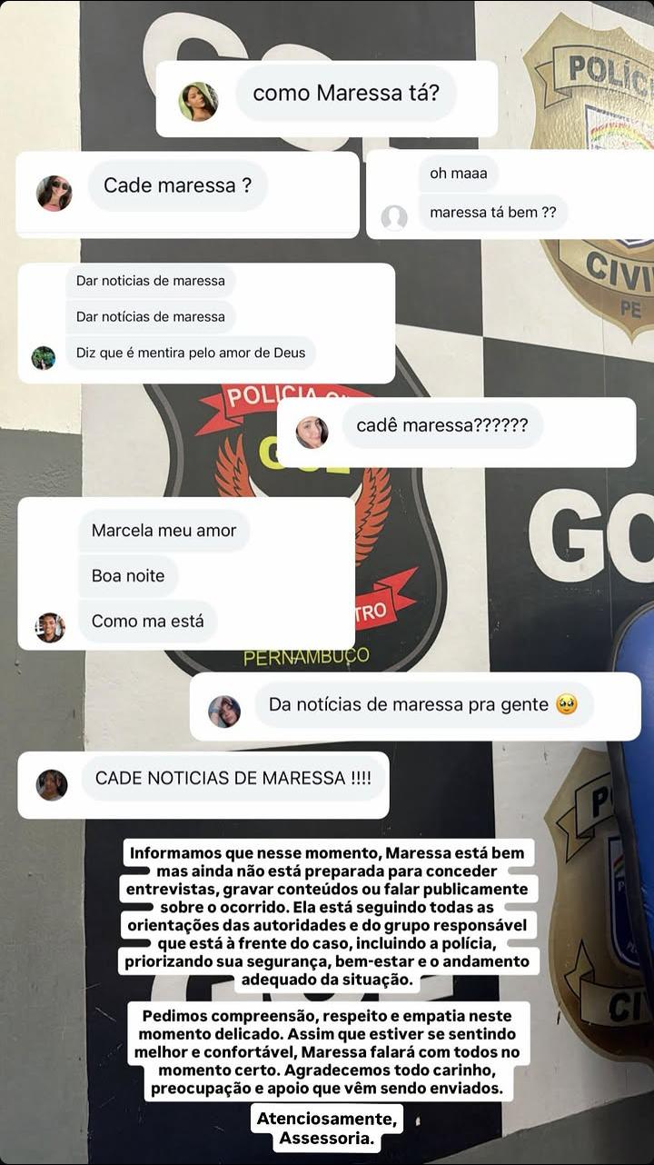 Pronunciamento da assessoria - Foto: Reprodução 