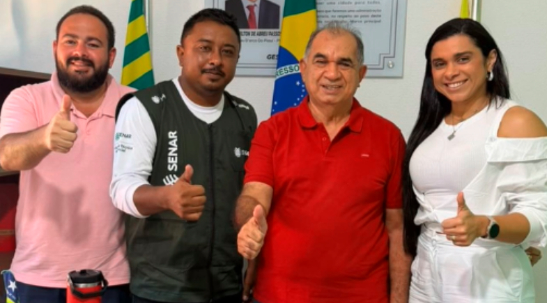 Prefeito Milton Passos debate melhorias para ovinocapricultura em Pau D’Arco