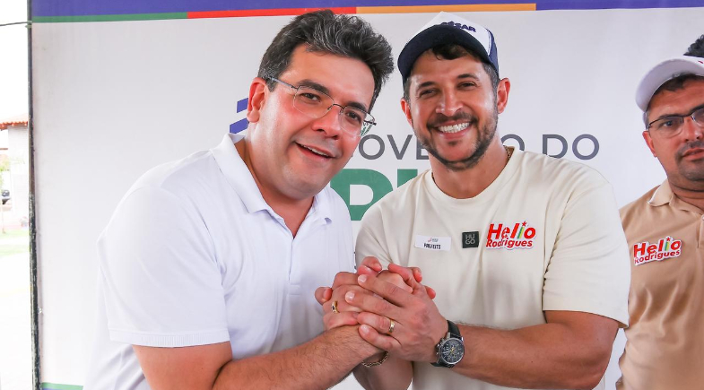 Rafael Fonteles inaugura 17 ruas asfaltadas em Hugo Napoleão e anuncia novos investimentos