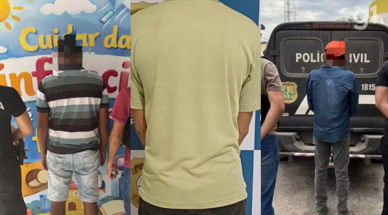 Homens são presos por estupro e exploração de menores no MA e Ceará | Divulgação/Polícia Civil do Maranhão