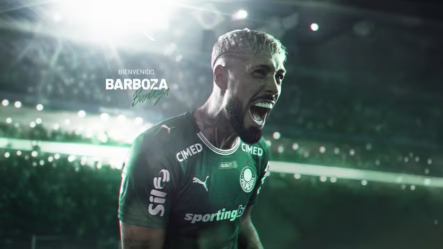 Palmeiras anuncia contratação de Barboza | Foto: Divulgação