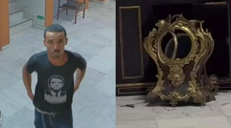 Antônio Cláudio Alves Ferreira, preso em Uberlândia (MG) por participação nos atos golpistas de 8 de janeiro de 2023 | Reprodução