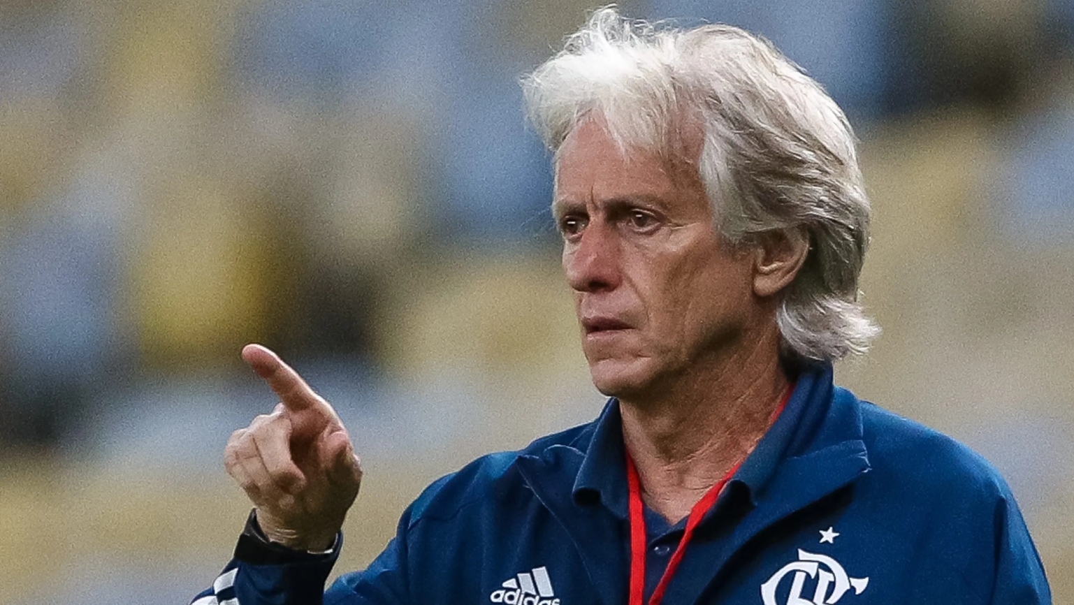 Jorge Jesus no comando do Flamengo, em 2020 | Foto: Buda Mendes/Getty Images