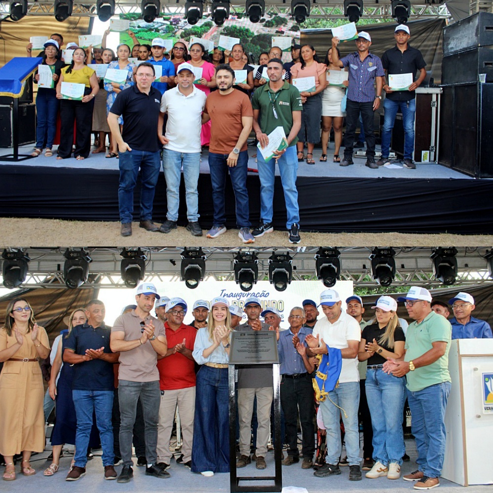 Vera Mendes inaugura poço profundo e fortalece abastecimento de água na zona rural | Divulgação/Ascom