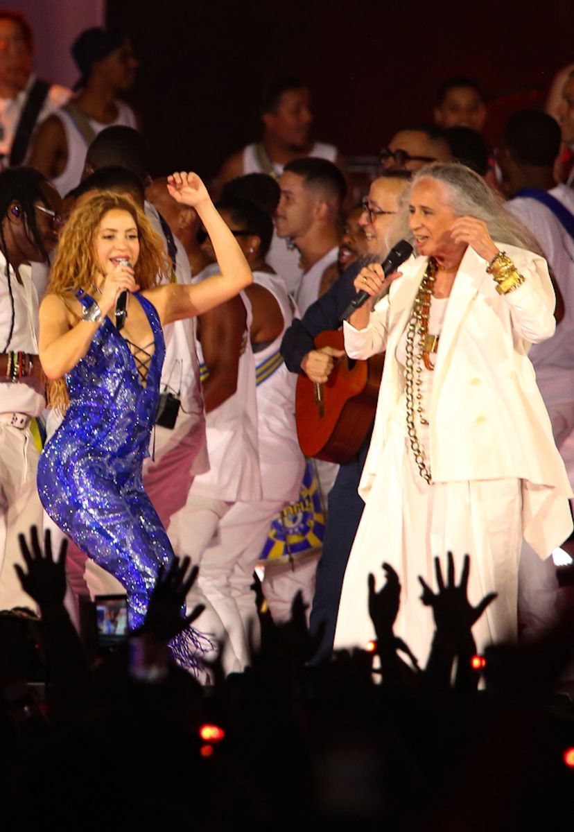 Shakira e Maria Bethânia Foto:  Dilson Silva (AgNews)