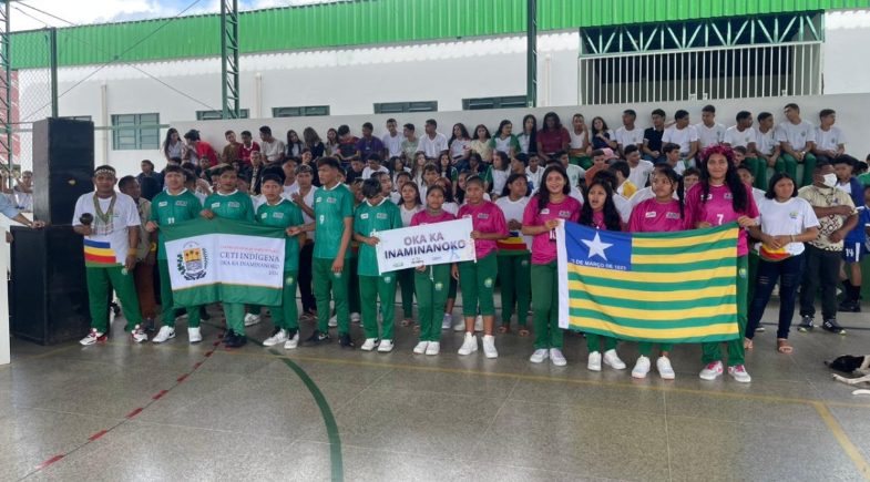 Estudantes-atletas da rede estadual participam da abertura da etapa polo-regional dos JEPEP’s 2026, em Teresina | Maria Albuquerque/ Meio News