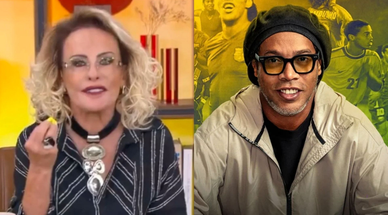 Ana Maria Braga manda recado após ausência de Ronaldinho no Mais Você