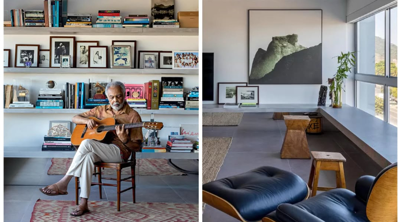Veja como é o apartamento de Gilberto Gil que está à venda por R$ 10 milhões no Rio