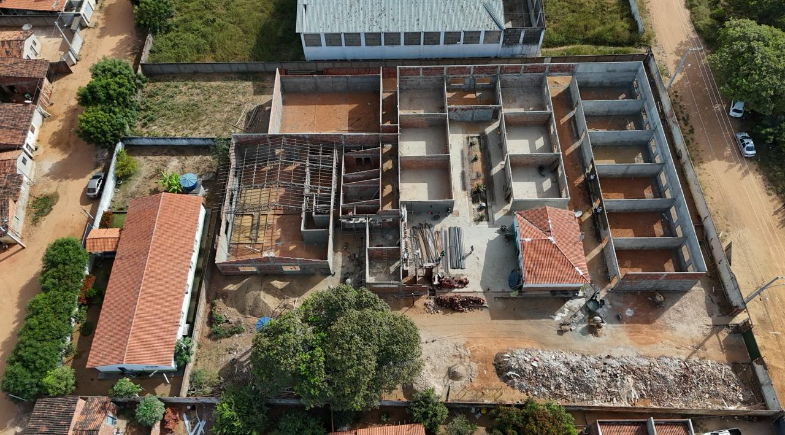 Prefeitura de Curimatá avança com reforma e ampliação da Escola Enir Guerra