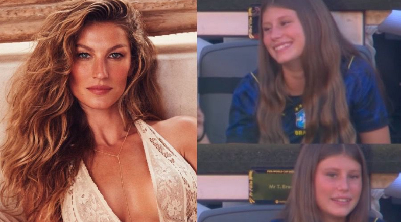 Filha de Gisele Bündchen rouba a cena em estreia do Brasil na Copa do Mundo