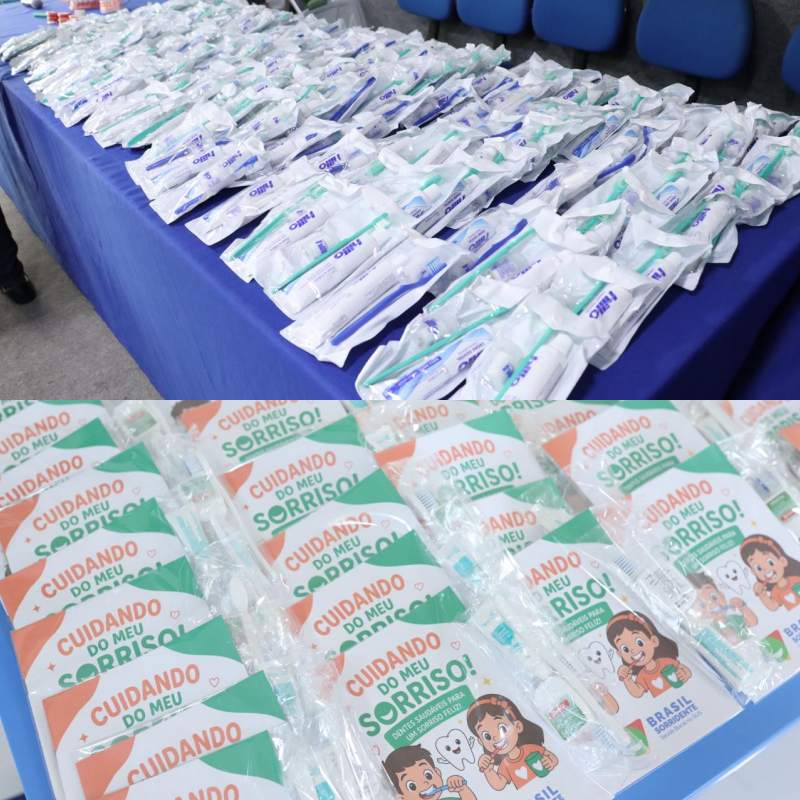  Curimatá promove ação de saúde bucal com alunos da rede municipal - Divulgação/ASCOM Curimatá promove ação de saúde bucal com alunos da rede municipal - Divulgação/ASCOM