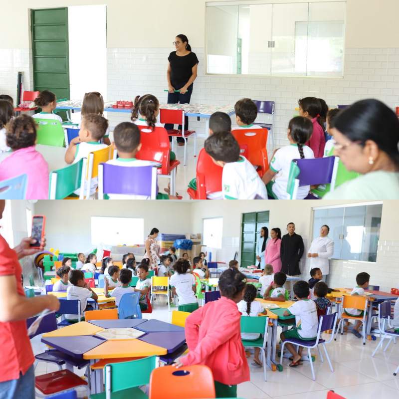  Curimatá promove ação de saúde bucal com alunos da rede municipal - Divulgação/ASCOM Curimatá promove ação de saúde bucal com alunos da rede municipal - Divulgação/ASCOM