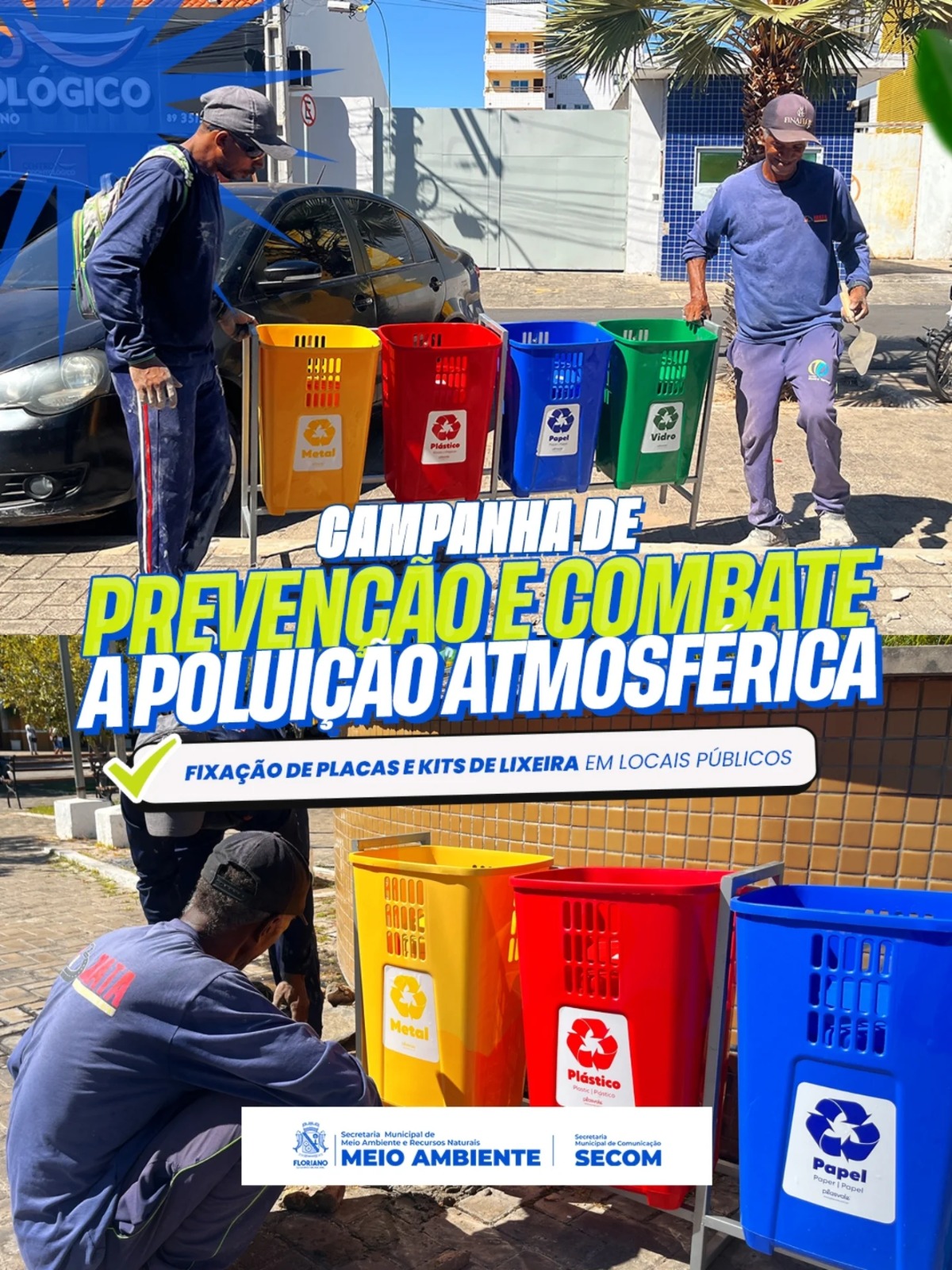 Floriano realiza terceiro dia de campanha contra a poluição atmosférica - Foto: Prefeitura de Floriano