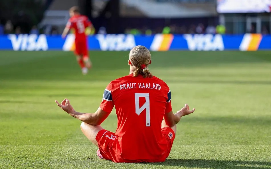 Haaland Noruega Iraque Copa do Mundo - Foto: Justin Setterfield / GETTY IMAGES NORTH AMERICA 