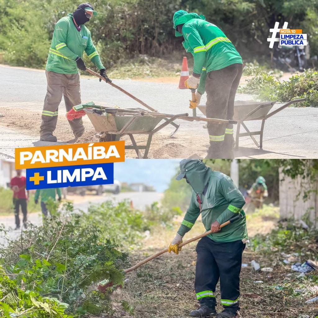 Prefeitura de Parnaíba intensifica mutirões de limpeza e zeladoria em bairros da cidade - Imagem 1