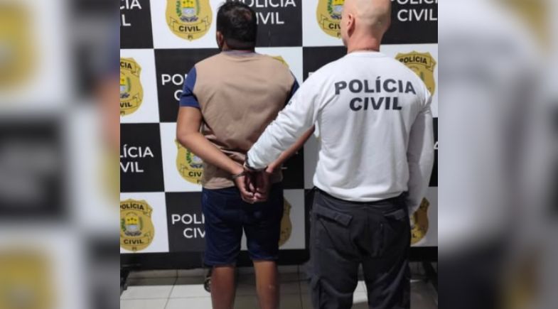 Acusado de latrocínio preso.  | delegaciadeluzilandiapi