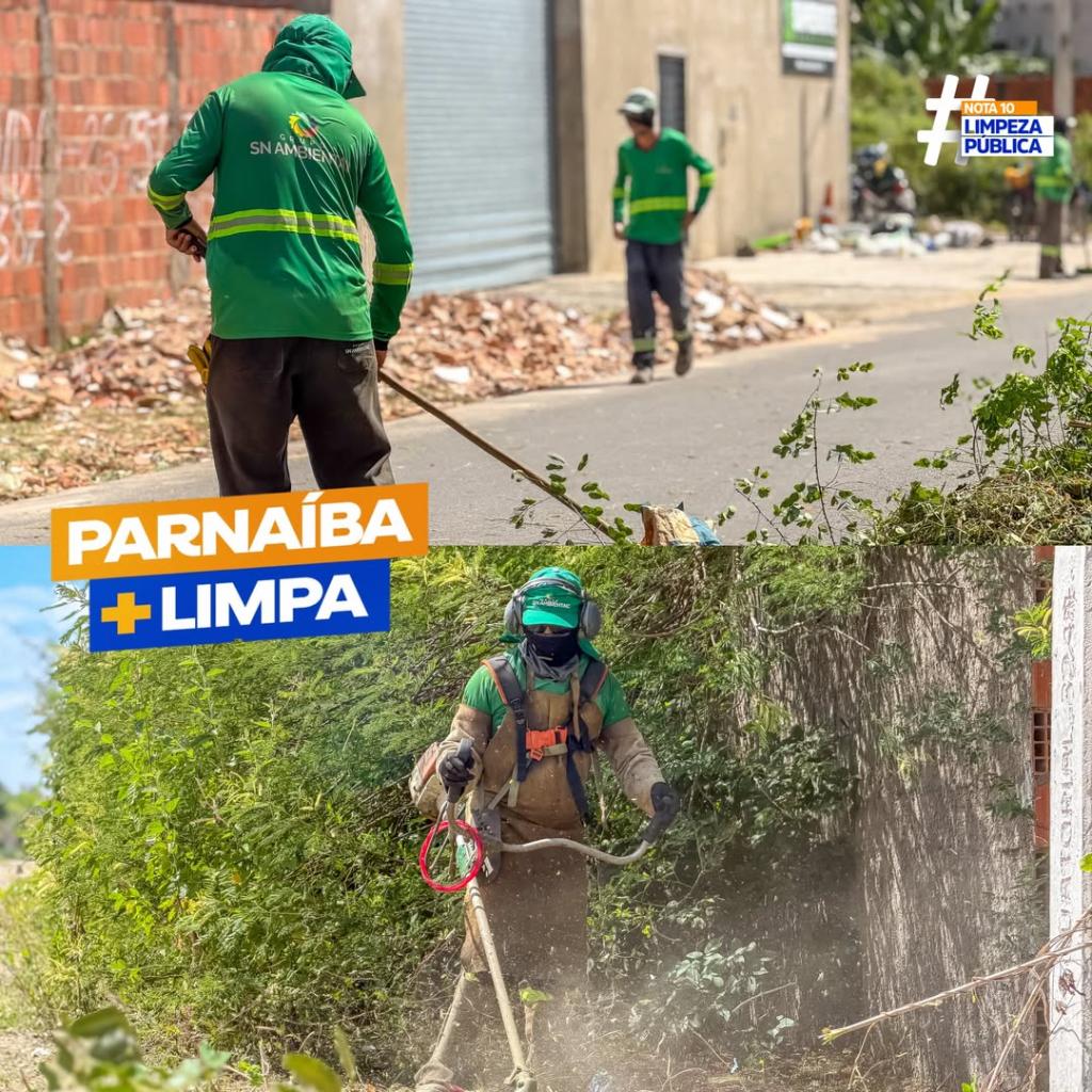Prefeitura de Parnaíba intensifica mutirões de limpeza e zeladoria em bairros da cidade - Imagem 2