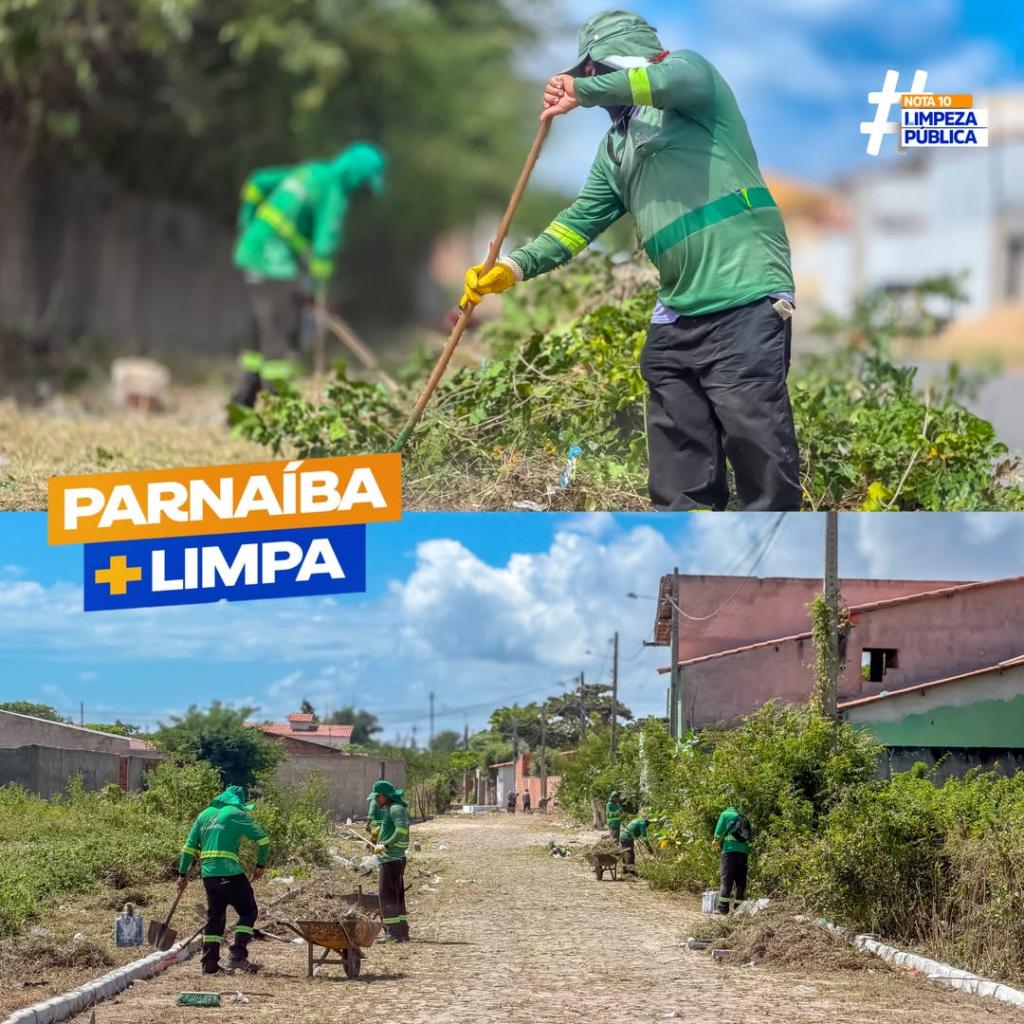 Prefeitura de Parnaíba intensifica mutirões de limpeza e zeladoria em bairros da cidade - Imagem 3