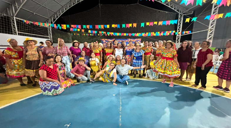 Prefeitura de Amarante promove Arraial do Grupo Girassol e fortalece ações para terceira idade