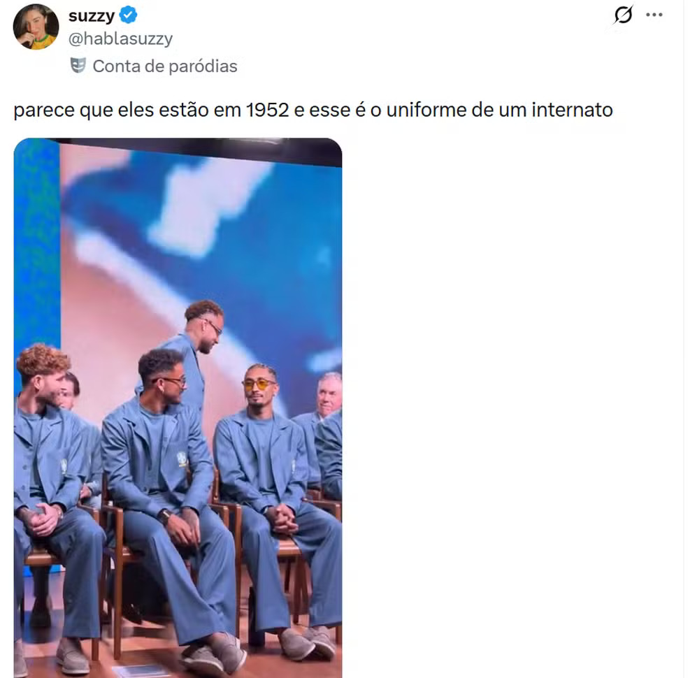 Uniforme da Seleção em viagem para a Copa vira meme nas redes sociais; veja - Imagem 2