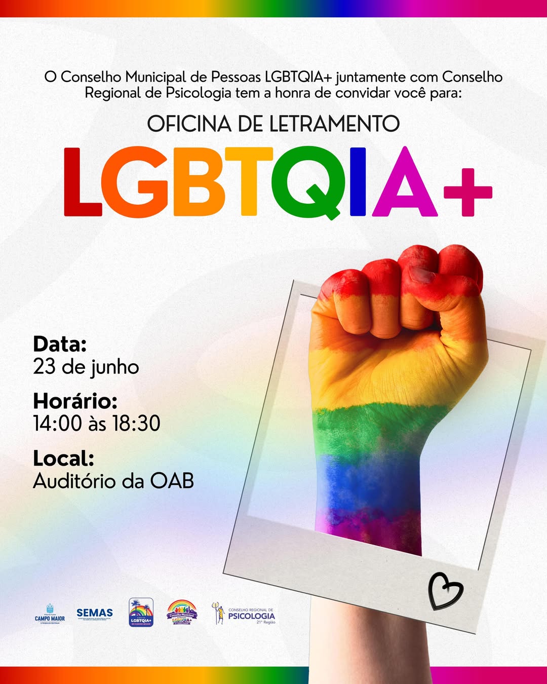 Semana da Diversidade em Campo Maior - Divulgação/ASCOM
