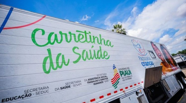 Saúde infantil: Carretinha da Saúde realiza atendimentos em Simplício Mendes