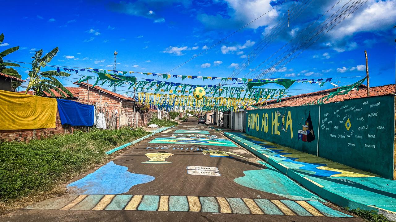 Rua José de Carvalho Ramos é a grande campeã do concurso “Minha Rua na Copa” - Divulgação/ASCOMRua José de Carvalho Ramos é a grande campeã do concurso “Minha Rua na Copa” - Divulgação/ASCOM