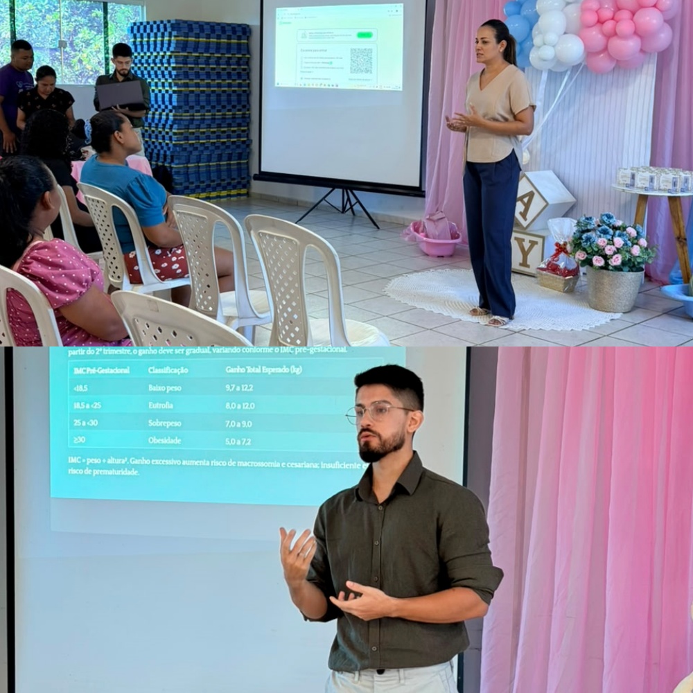 Gestantes recebem enxovais, oficina de automaquiagem e orientação nutricional em Jardim do Mulato - Imagem 2