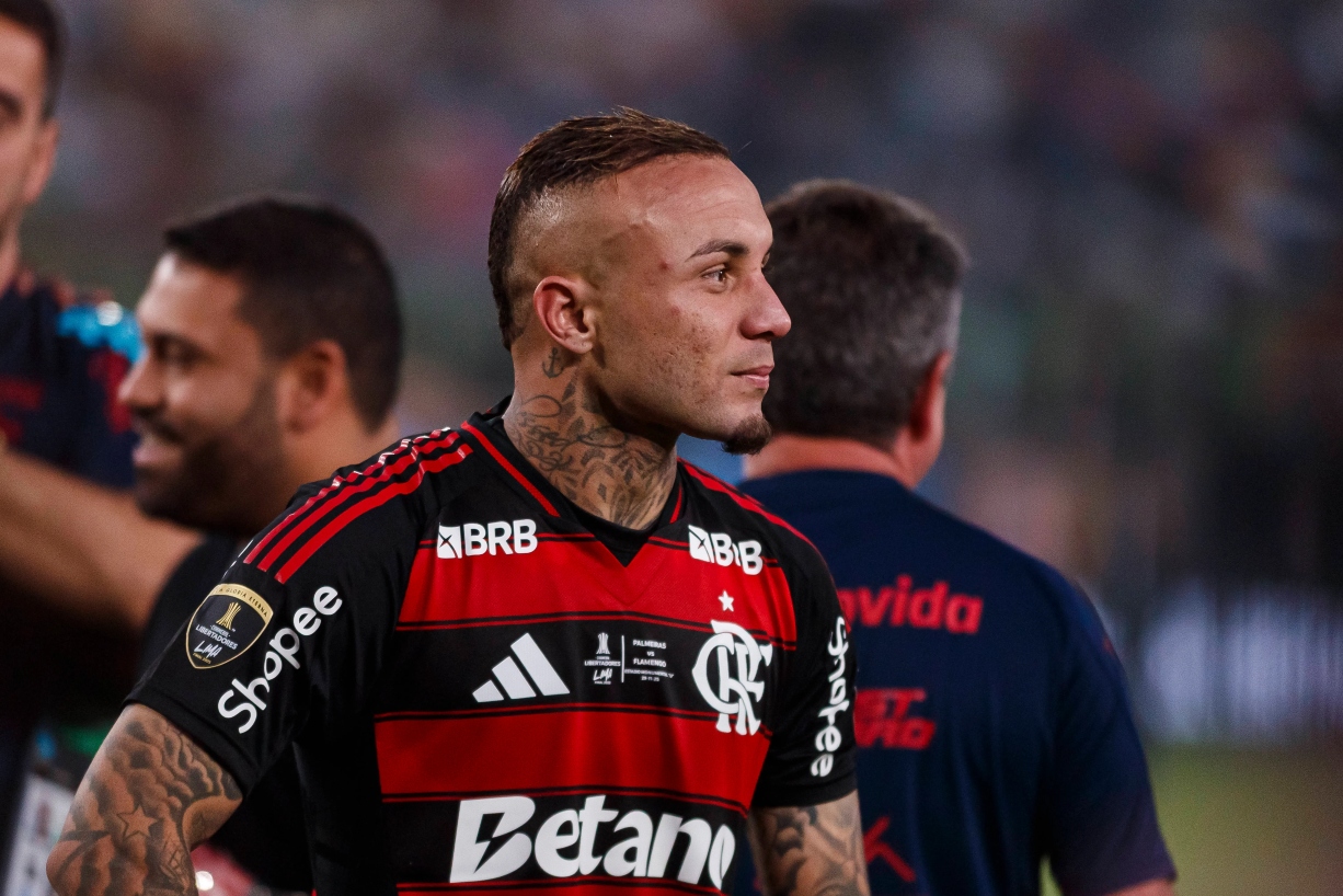Cebolinha, do Flamengo, é alvo do Corinthians | Foto: IMAGO / Latin Sport Images* 