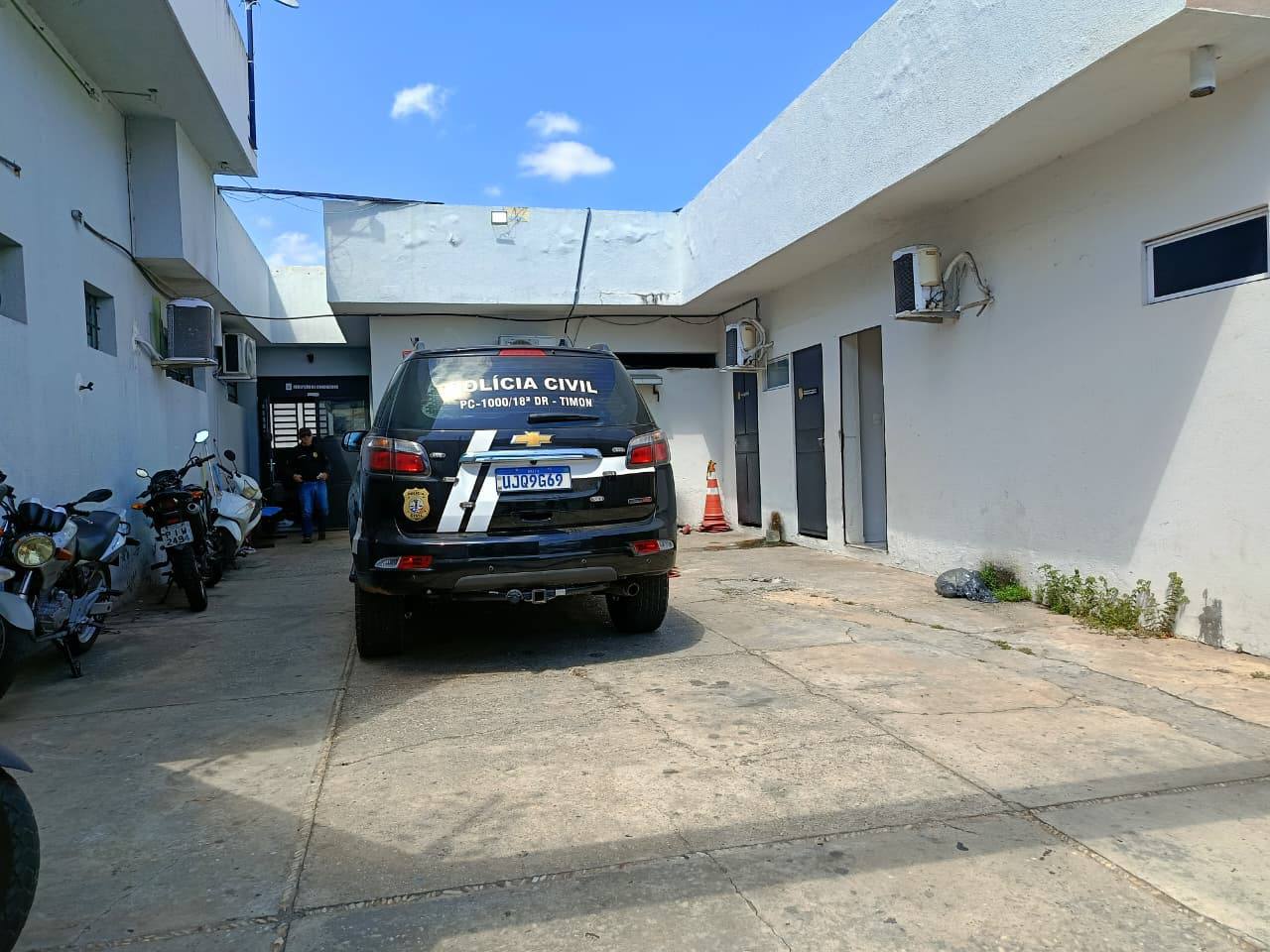 Policia Civil de Timon./Foto: Saymon Lima. 